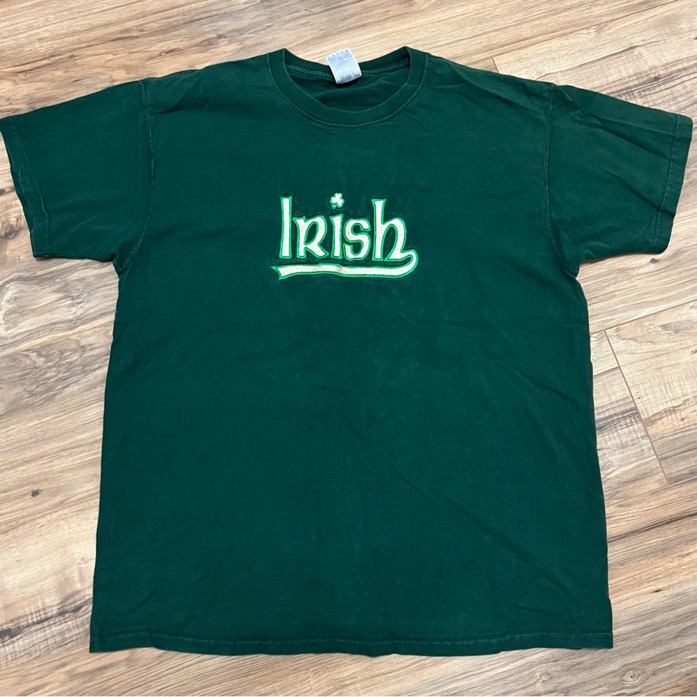 Embroidery Irish Tee Shirt Sz XL